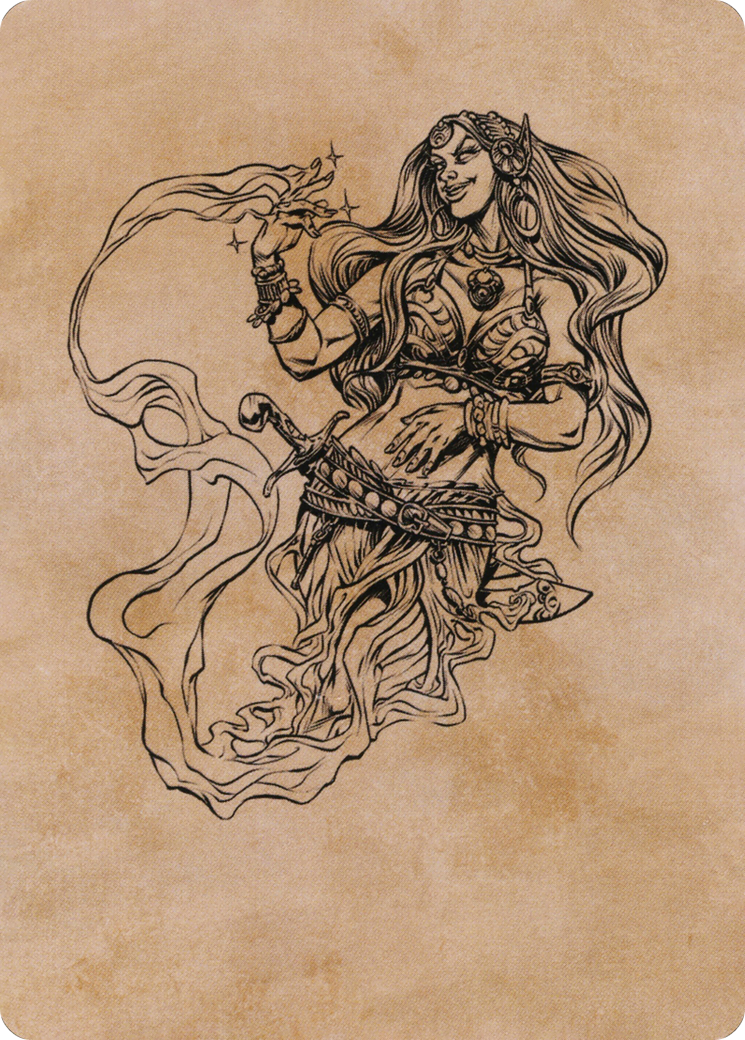 Image of Djinni Windseer // Djinni Windseer (AAFR-074) - Adventures in the Forgotten Realms Art Series (Borderless)