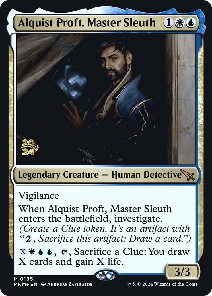 Image of Alquist Proft, Master Sleuth (PRE-185) - Murders at Karlov Manor Promos Foil