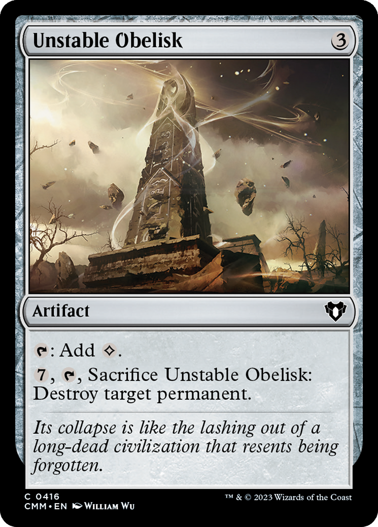 Image of Unstable Obelisk (CMM-416) - Commander Masters