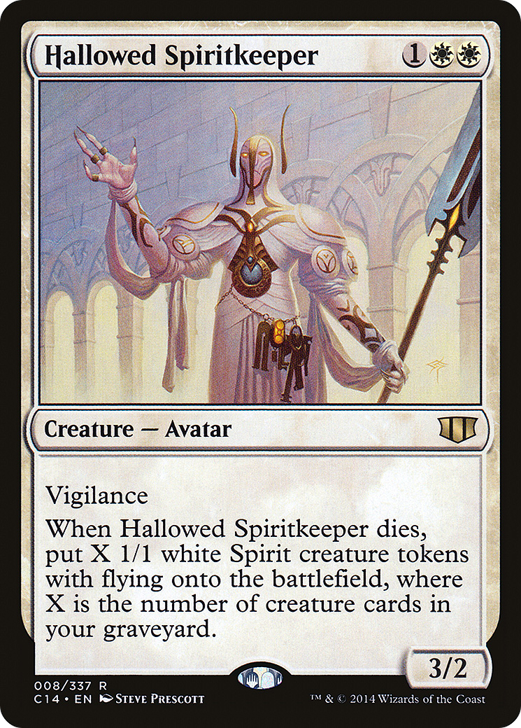 Image of Hallowed Spiritkeeper (C14-008) - Commander 2014