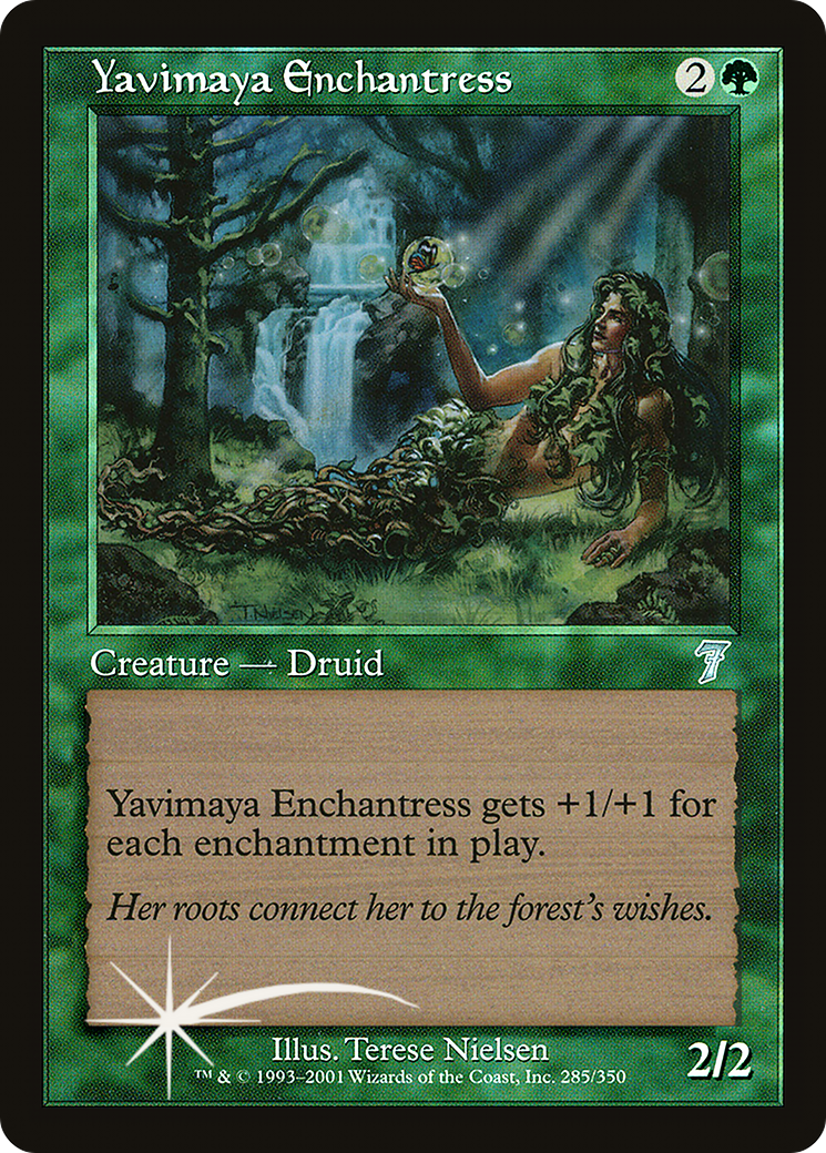 Image of Yavimaya Enchantress (7ED-285) - 7th Edition Foil