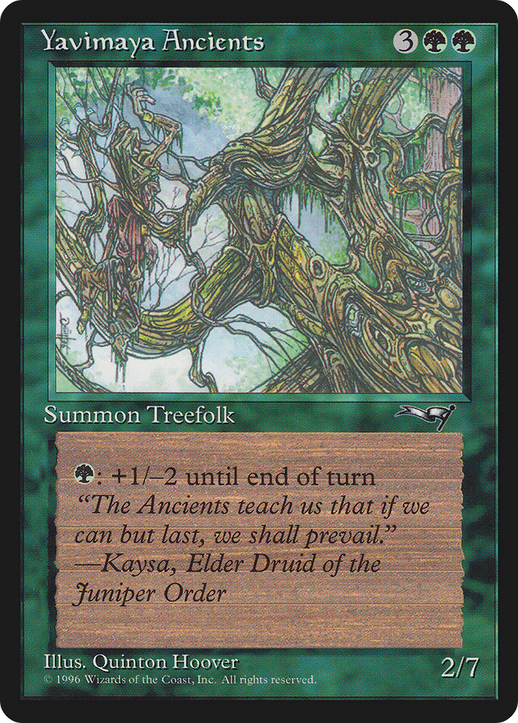 Image of Yavimaya Ancients (ALL-092) - Alliances