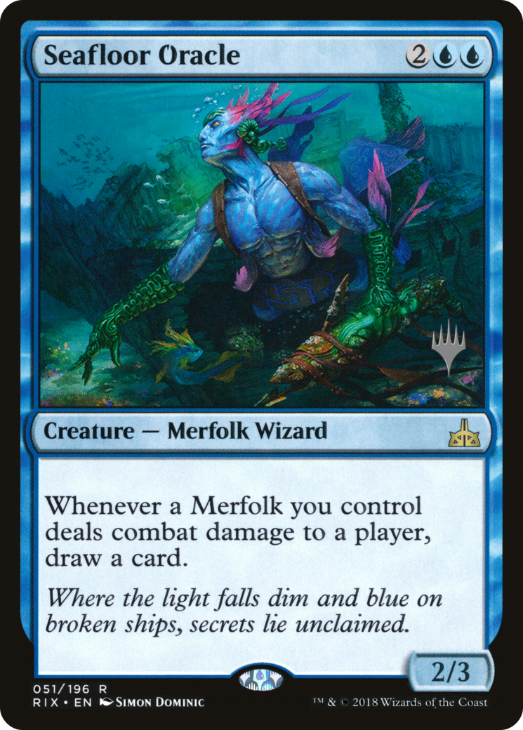 Image of Seafloor Oracle (PPM20-51P) - Rivals of Ixalan Promos Foil