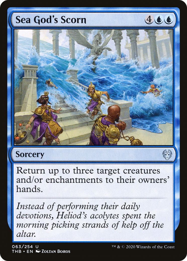 Image of Sea God's Scorn (THB-063) - Theros Beyond Death Foil