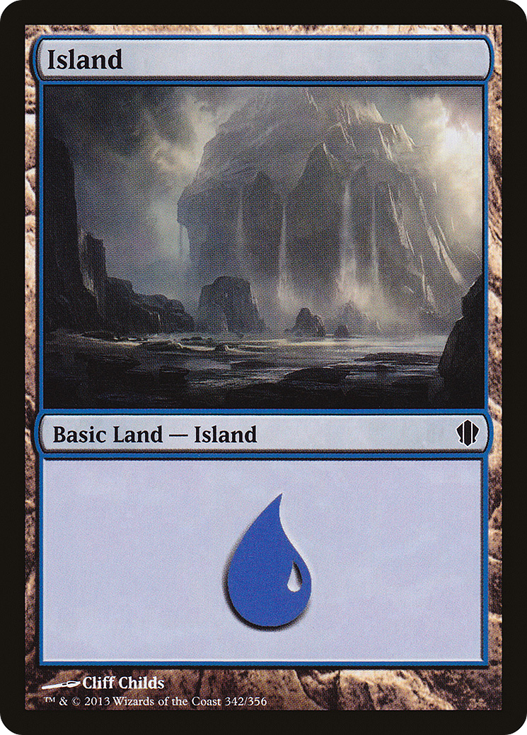 Image of Island (342) (C13-342) - Commander 2013