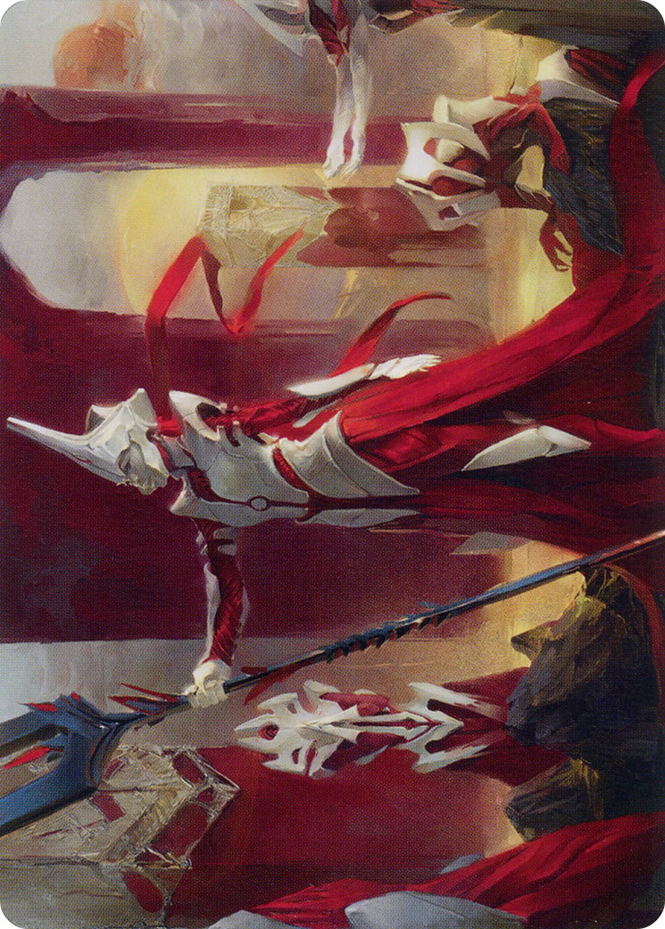 Image of Porcelain Zealot // Porcelain Zealot (AONE-008) - Phyrexia: All Will Be One Art Series (Borderless)