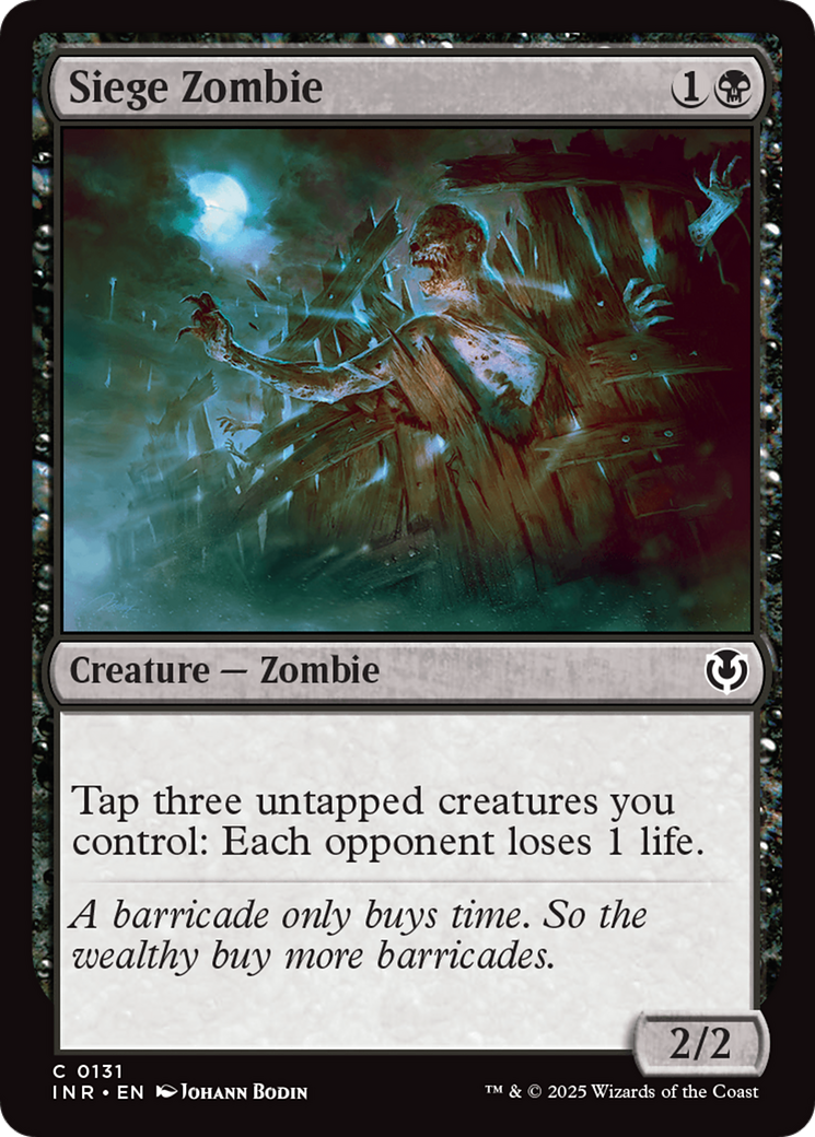 Image of Siege Zombie (INR-131) - Innistrad Remastered Foil