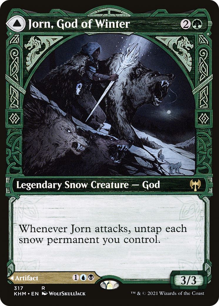 Image of Jorn, God of Winter (Showcase) (KHM-317) - Kaldheim: (Showcase) Foil