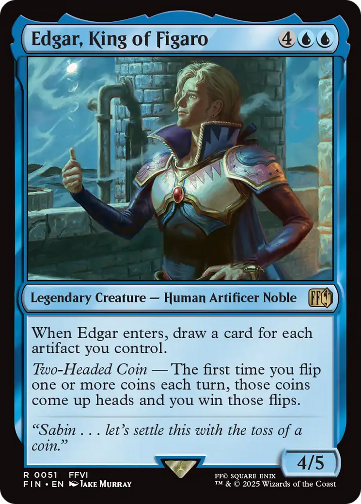 Image of Edgar, King of Figaro (FIN-051) - FINAL FANTASY Foil