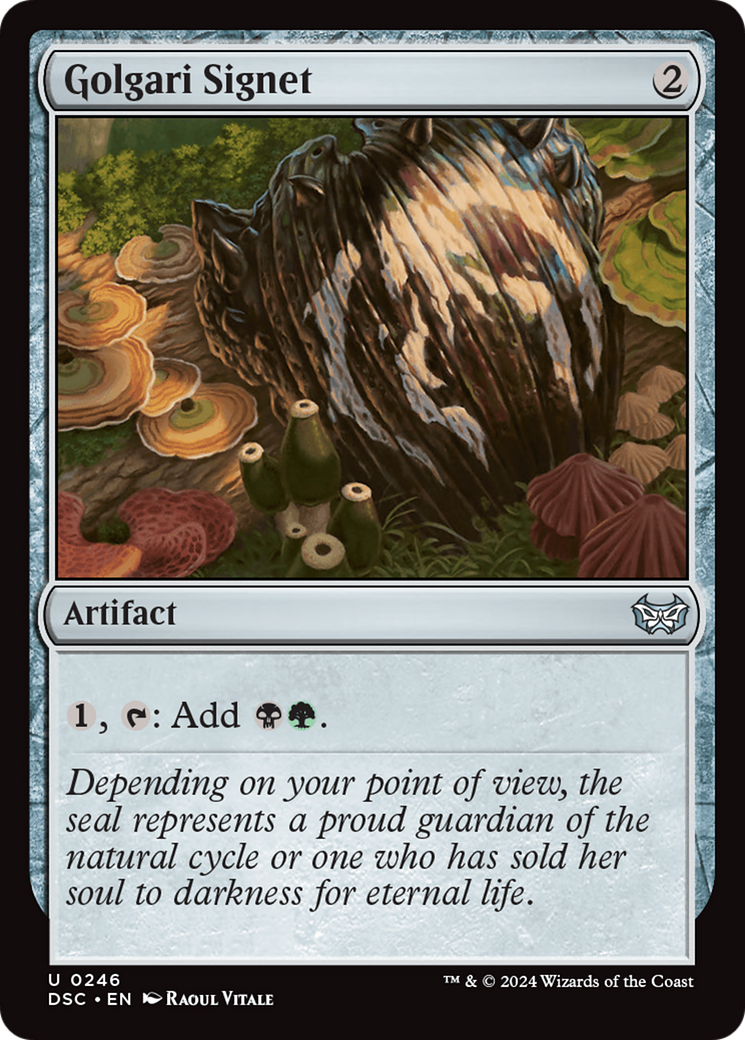 Image of Golgari Signet (DSC-246) - Duskmourn: House of Horror Commander