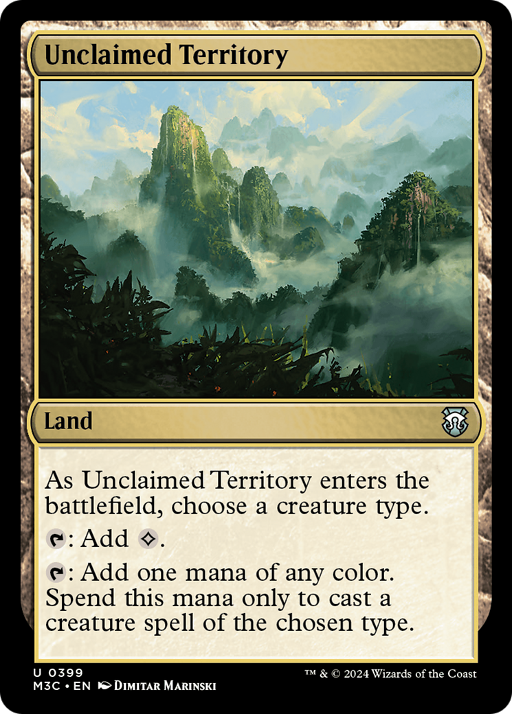 Image of Unclaimed Territory (M3C-399) - Modern Horizons 3 Commander
