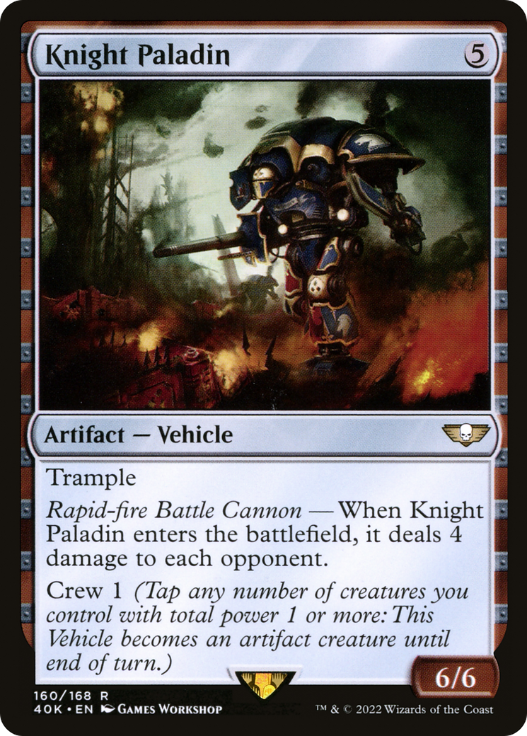 Image of Knight Paladin (40K-160) - Warhammer 40,000 Commander