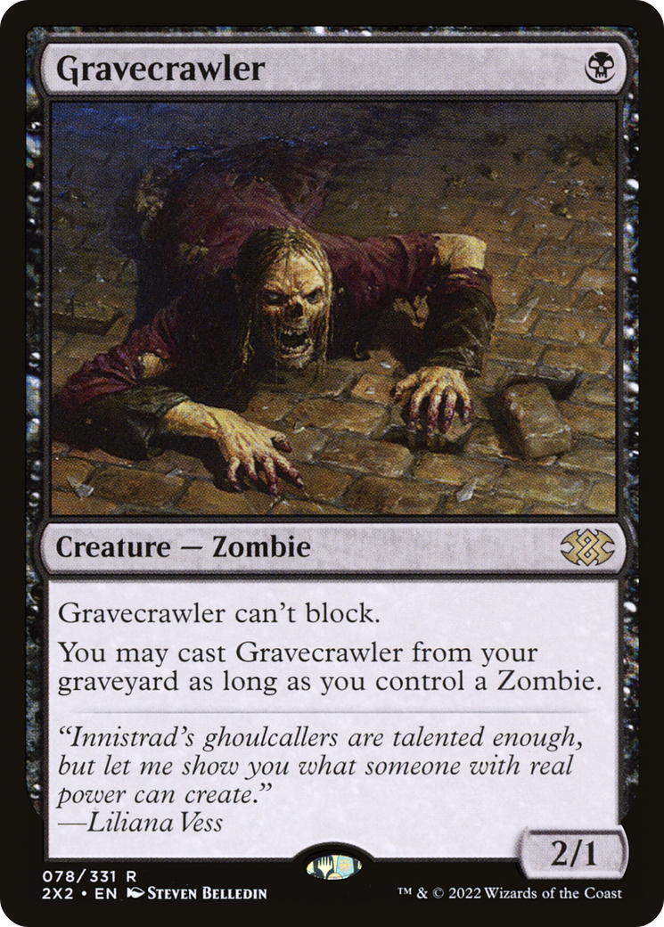Image of Gravecrawler (2X2-078) - Double Masters 2022