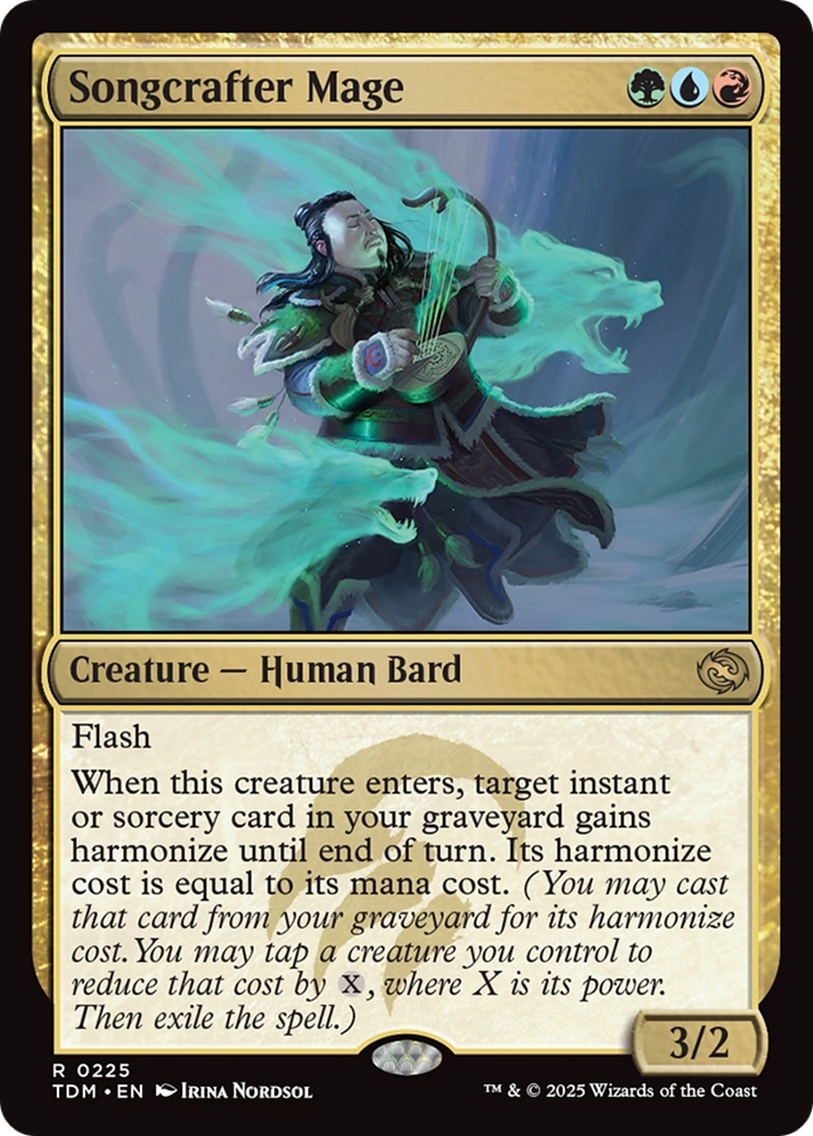 Image of Songcrafter Mage (TDM-225) - Tarkir: Dragonstorm Foil