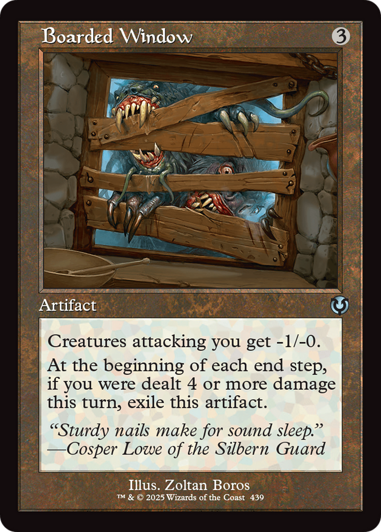Image of Boarded Window (Retro Frame) (INR-439) - Innistrad Remastered