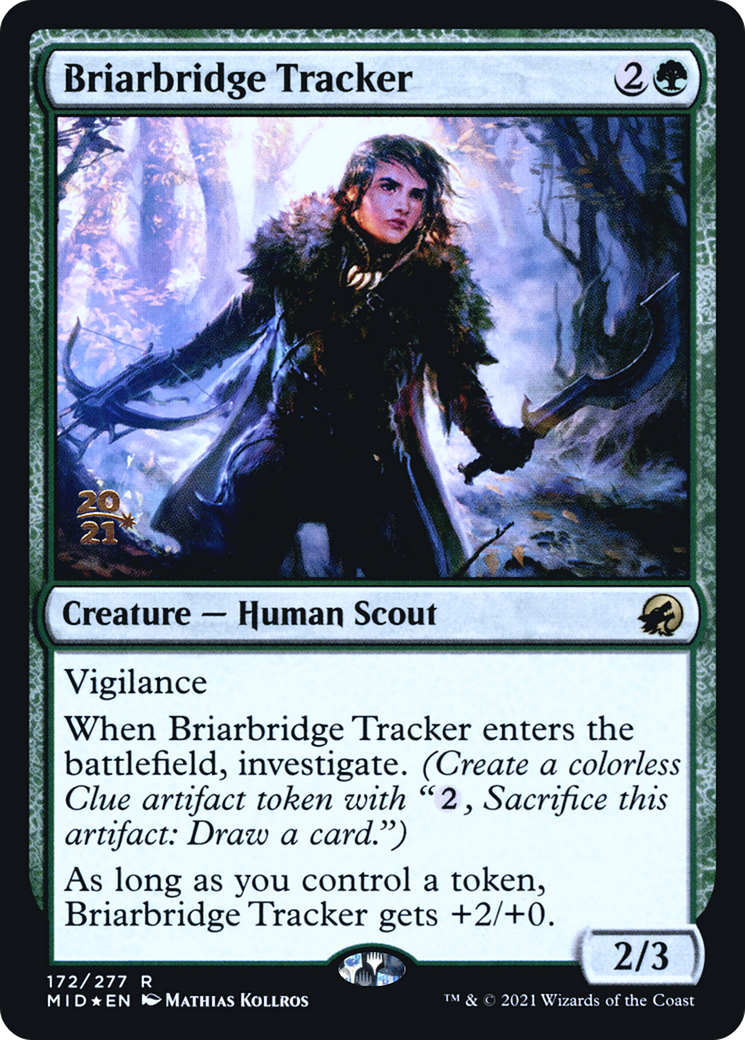 Image of Briarbridge Tracker (PRE-172S) - Innistrad: Midnight Hunt Promos Foil