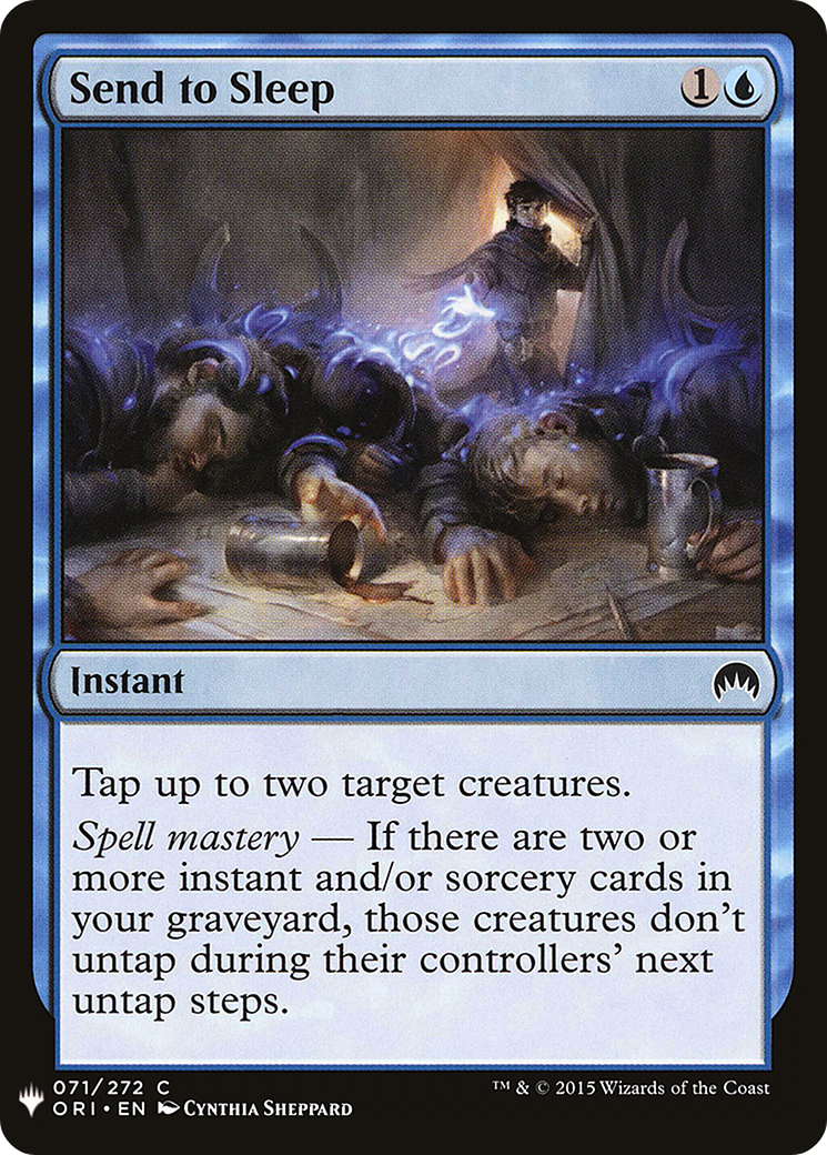 Image of Send to Sleep (LIST-ORI-71) - The List