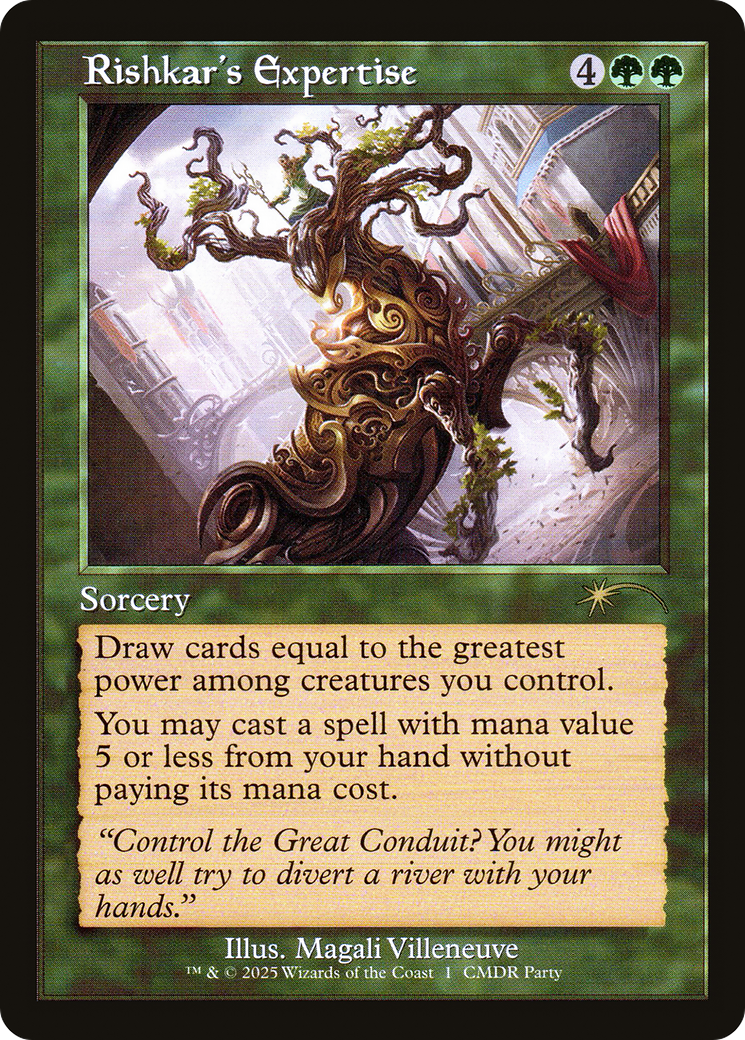 Image of Rishkar's Expertise (Retro Frame) (WPN-001) - Wizards Play Network 2025