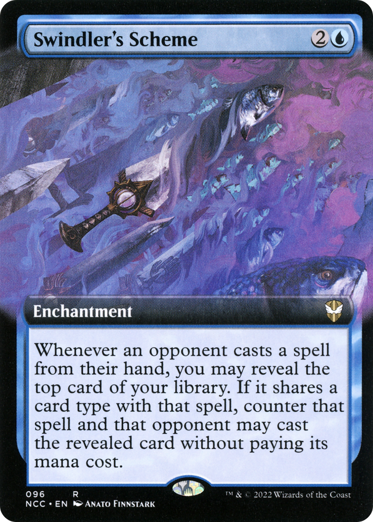 Image of Swindler's Scheme (Extended Art) (NCC-096) - New Capenna Commander: (Extended Art)