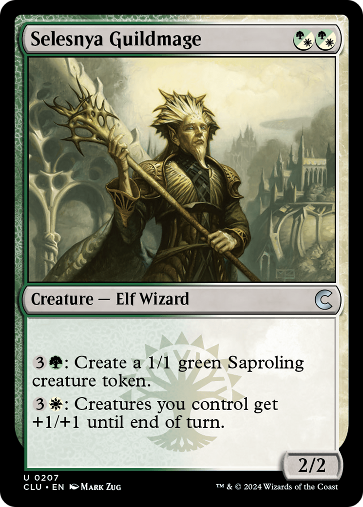 Image of Selesnya Guildmage (CLU-207) - Ravnica: Clue Edition
