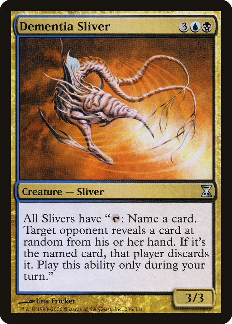 Image of Dementia Sliver (TSP-236) - Time Spiral Foil