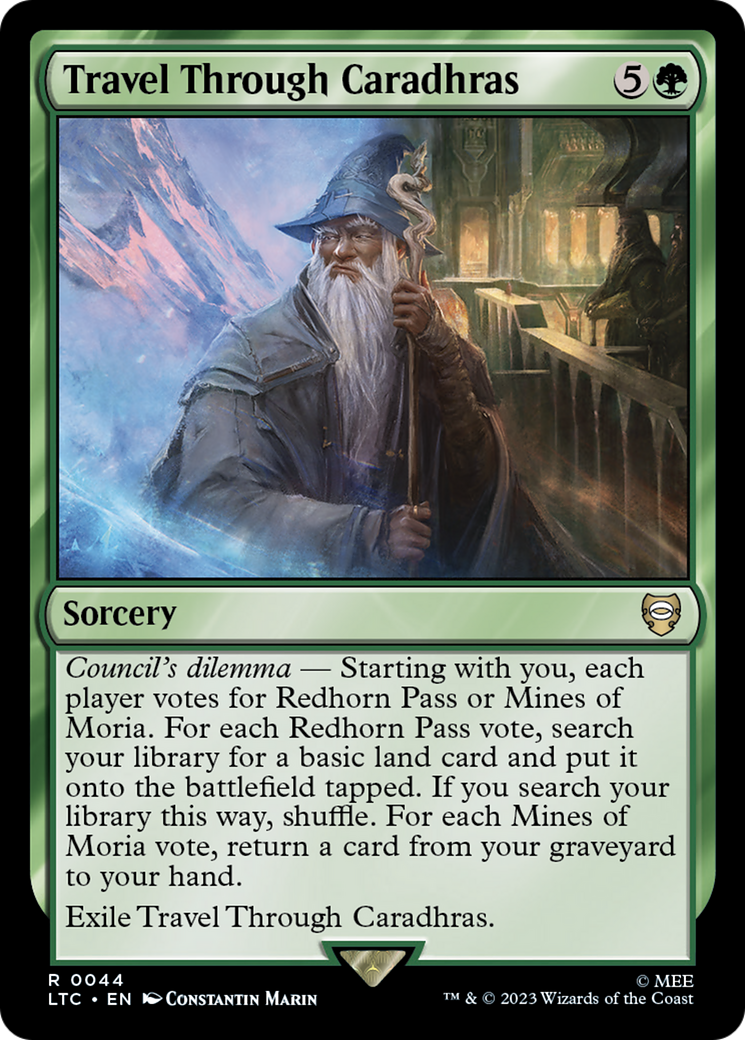 Image of Travel Through Caradhras (LTC-044) - Tales of Middle-earth Commander