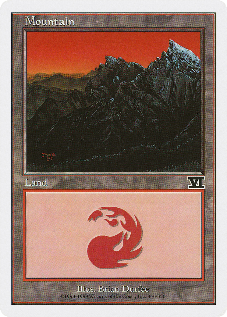 Image of Mountain (346) (6ED-346) - Classic Sixth Edition