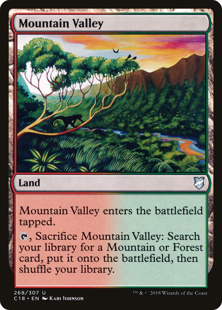 Image of Mountain Valley (C18-268) - Commander 2018