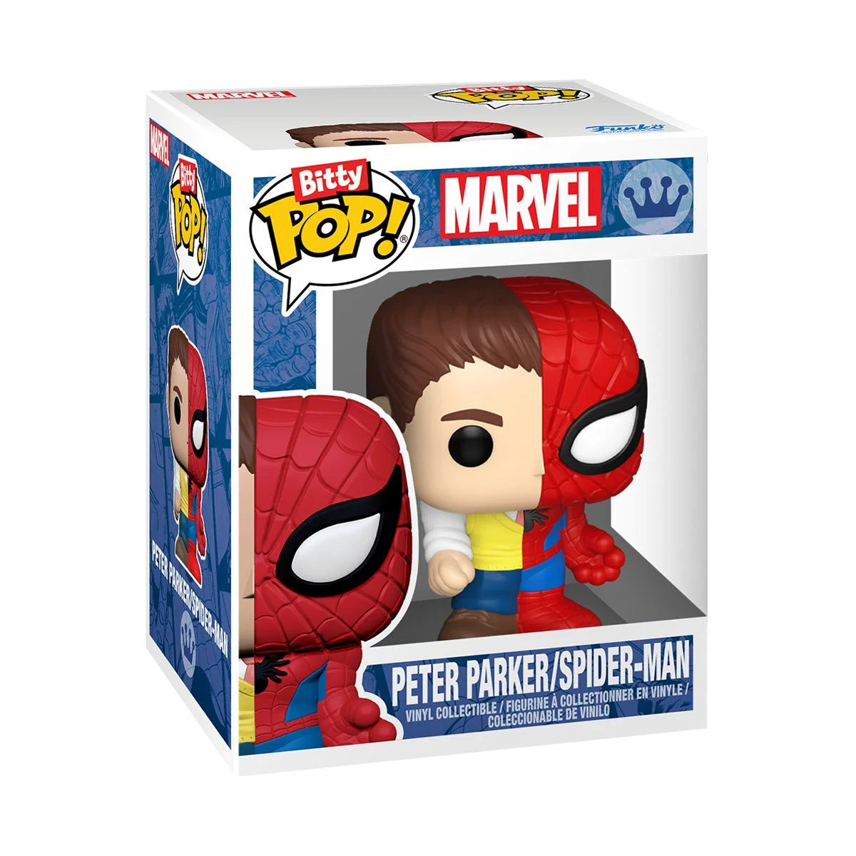 Image of Spider-Man Peter Parker Funko Bitty Pop! Mini-Figure 4-Pack