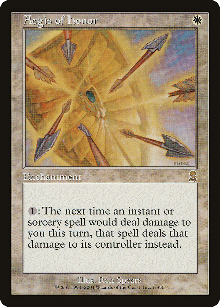 Image of Aegis of Honor (ODY-001) - Odyssey Foil
