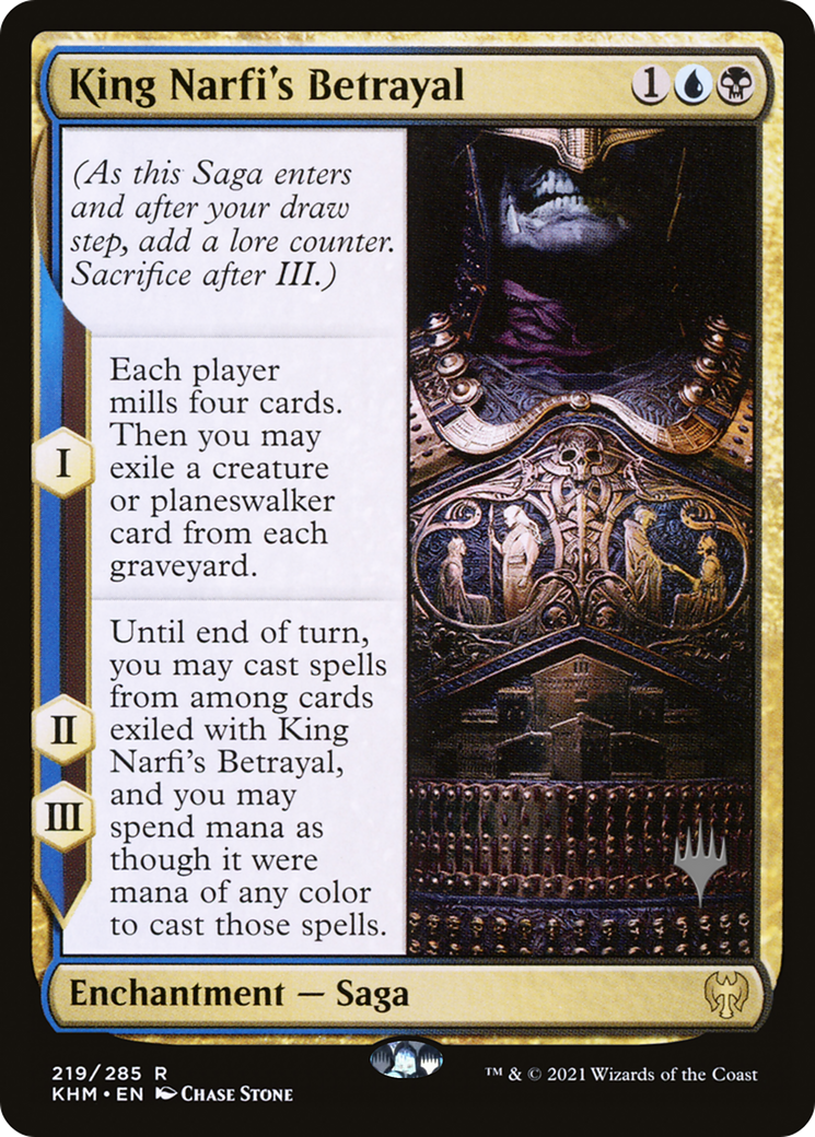 Image of King Narfi's Betrayal (PPKHM-219P) - Kaldheim Promos
