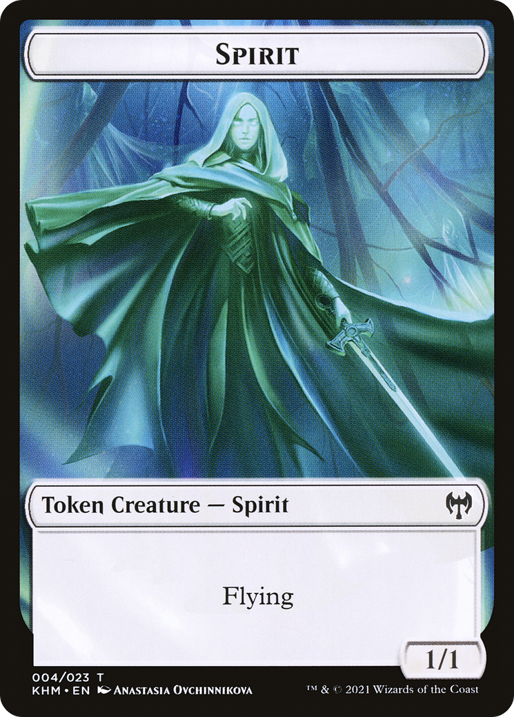 Image of Spirit (TKHM-004) - Kaldheim Tokens Foil