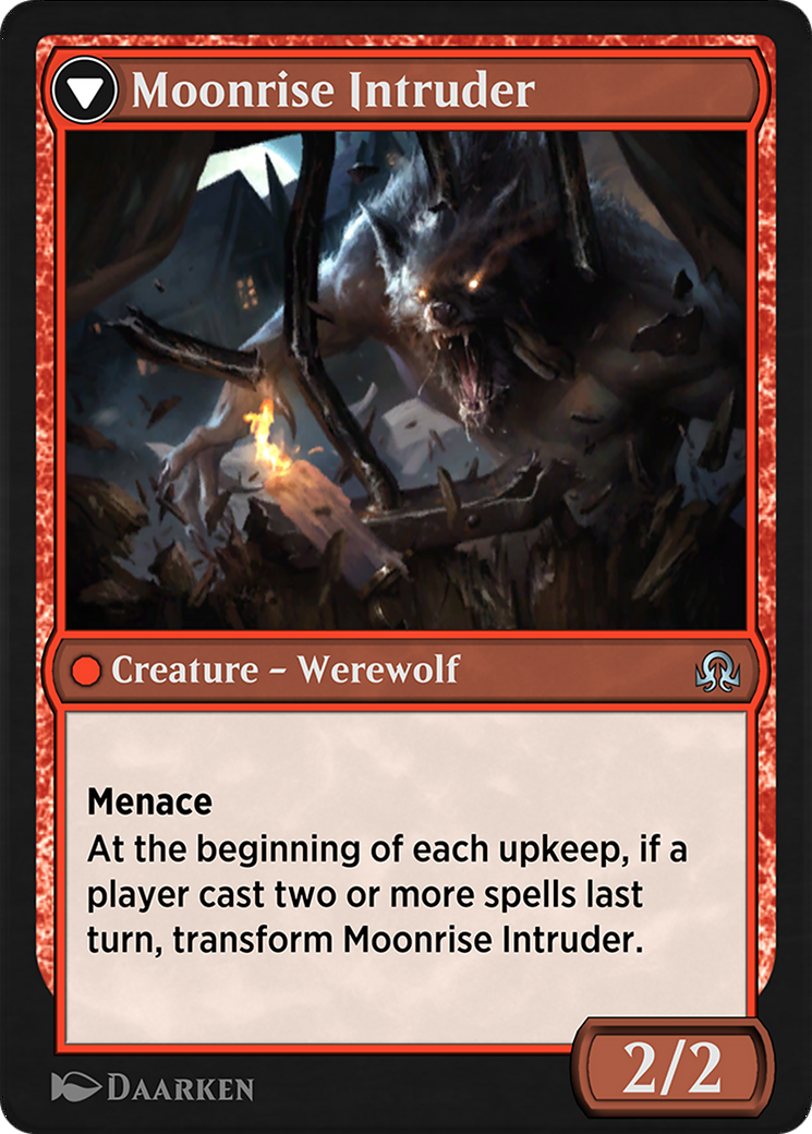 Image of Village Messenger // Moonrise Intruder (SIR-184) - Shadows over Innistrad Remastered