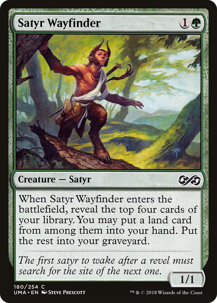 Image of Satyr Wayfinder (UMA-180) - Ultimate Masters Foil