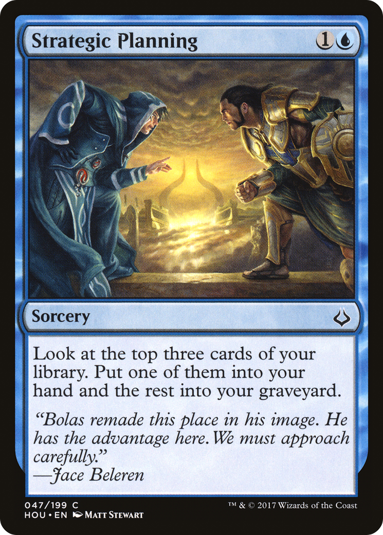 Image of Strategic Planning (HOU-047) - Hour of Devastation Foil