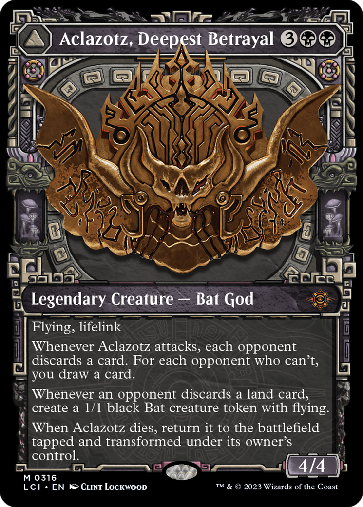 Image of Aclazotz, Deepest Betrayal (Showcase) (LCI-316) - The Lost Caverns of Ixalan: (Showcase)