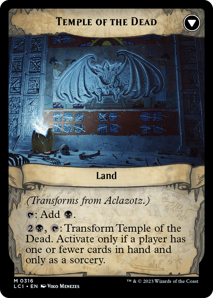 Image of Aclazotz, Deepest Betrayal (Showcase) (LCI-316) - The Lost Caverns of Ixalan: (Showcase) Foil