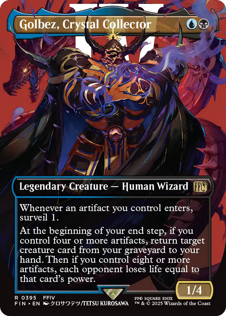 Image of Golbez, Crystal Collector (Borderless) (FIN-395) - FINAL FANTASY (Borderless)