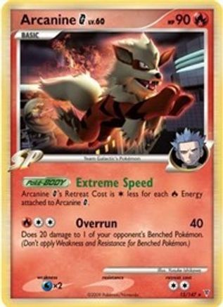 Image of Arcanine G 015/147  - Holofoil Deck Exclusives - Holo Rare