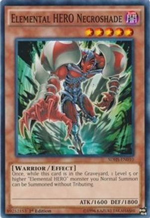 Image of Elemental HERO Necroshade (SDHS-EN010) - Structure Deck: HERO Strike Unlimited