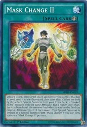 Image of Mask Change II (SDHS-EN019) - Structure Deck: HERO Strike 1st Edition