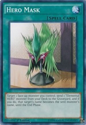 Image of Hero Mask (SDHS-EN027) - Structure Deck: HERO Strike Unlimited