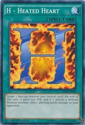 Image of H - Heated Heart (SDHS-EN028) - Structure Deck: HERO Strike 1st Edition