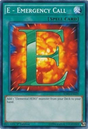 Image of E - Emergency Call (SDHS-EN029) - Structure Deck: HERO Strike Unlimited
