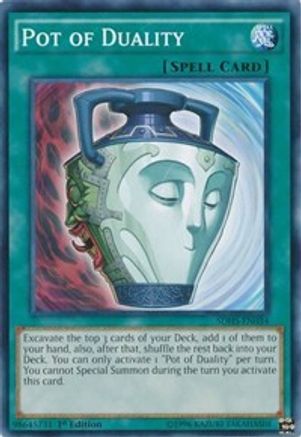 Image of Pot of Duality (SDHS-EN034) - Structure Deck: HERO Strike Unlimited