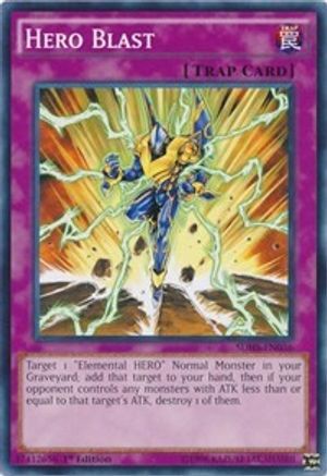 Image of Hero Blast (SDHS-EN036) - Structure Deck: HERO Strike Unlimited