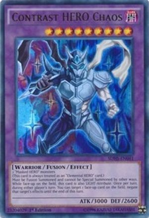 Image of Contrast HERO Chaos (SDHS-EN041) - Structure Deck: HERO Strike Unlimited