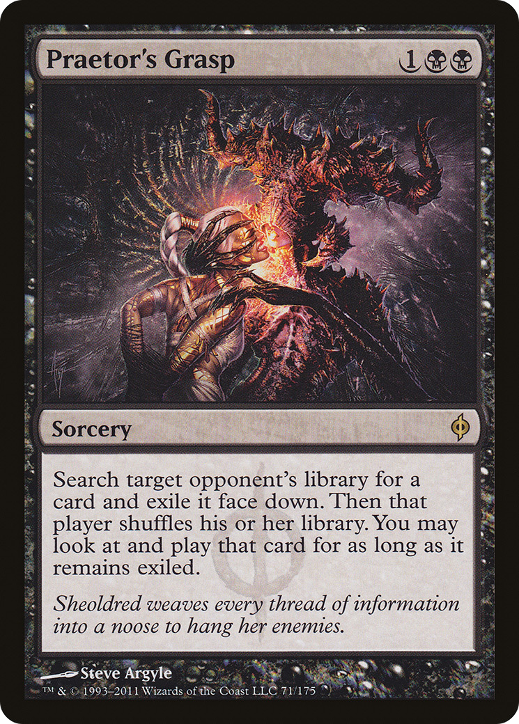 Image of Praetor's Grasp (NPH-071) - New Phyrexia Foil