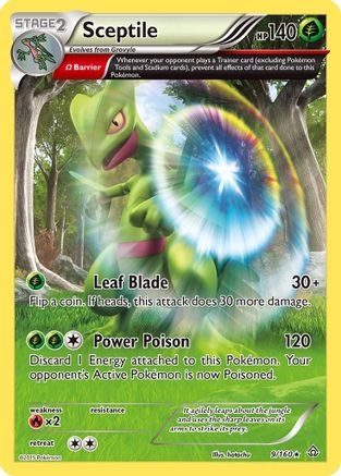 Image of Sceptile (Omega) 009/160  - Reverse Holofoil XY  Primal Clash - Holo Rare