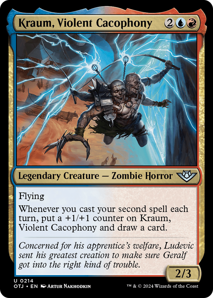 Image of Kraum, Violent Cacophony (OTJ-214) - Outlaws of Thunder Junction